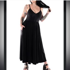 Chic Black Sleeveless Jumpsuit